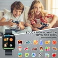 thumbnail image 3 of SHANNA Kids Smart Gaming Watch with 30 Puzzle Games, HD Touch Screen Camera Alarm Pedometer Flashlight, 3-12 Years Old Boys Girls Gifts  (Black), 3 of 9