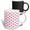Multicolor, variant on 3drose, Cute Pink Kiss Lips Imprint Pattern, 11oz Two-tone Black Mug