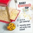 thumbnail image 4 of Nostalgia Appliances Popcorn Cart Vintage Movie Theatre Popcorn Machine, Red, 4 of 9