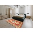 thumbnail image 5 of Ahgly Company Machine Washable Indoor Rectangle Traditional Grapefruit Red Area Rugs, 7' x 9', 5 of 7
