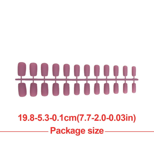 1 Set Glue on Nails Medium Length Strips Files Stick Full Cover Wraps Art Decals Artificial Beauty Tool Manicure Kit Decorations 24