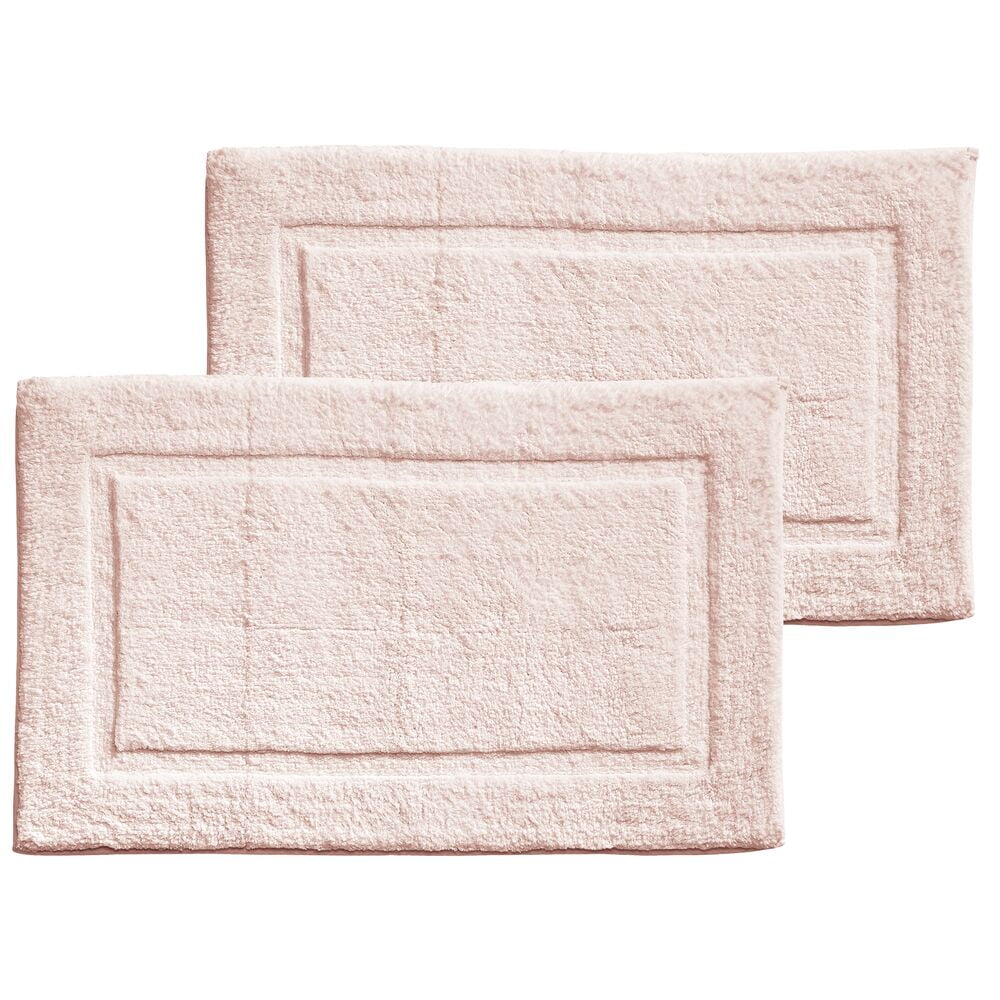 mDesign Soft 100 Cotton Luxury HotelStyle Rectangular Spa Mat Rug