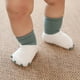 thumbnail image 5 of 1 par de calcetines de invierno para bebés, cálidos y cómodos para bebés (blancos L 11cm (suela larga）), 5 of 5
