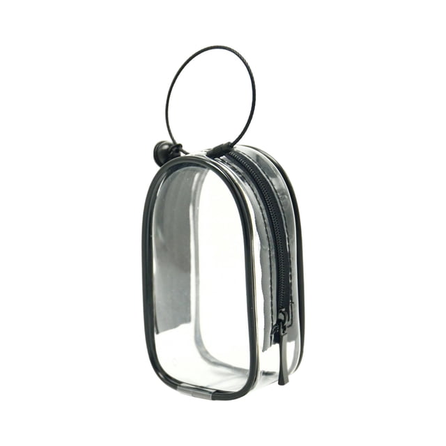 Esquirla Sac d'Exposition pour Figurines Sac de Rangement Imperméable pour Petites Poupées Figurines d'Action Noir Carré Rond