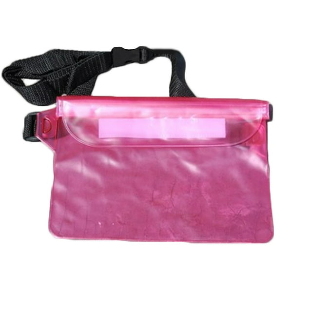 EGNMCR Organisateurs et Rangement de Garde-Robe, Malles de Rangement et Sac Pochette de Bain en PVC avec Sangle de Taille pour Objets de Valeur Sécuritaire Imperméable