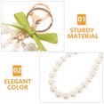 thumbnail image 3 of LIFKOME 1Pcs Lily Flower Keychain With Ribbon Material For Girls Handbag Decor 7x2x0.4in, 3 of 8