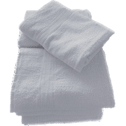 Towels N More 22x44 Gym Towel Set, Lightweight Quick Drying Bath Towel - White, 6 Pcs