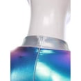 thumbnail image 5 of iiniim Shiny Metallic Alien Costume for Women Full Body Catsuit Halloween Outfit Blue XL, 5 of 7