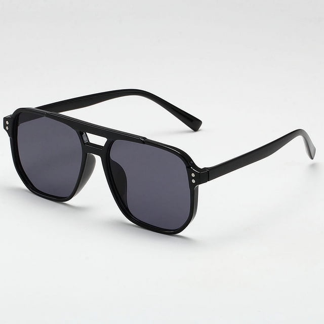 Gafas de sol Vintage para hombre y mujer, lentes de sol grandes, cuadradas, de marca de diseñador, Unisex, lentes negros, gafas de sol para hombre y mujer UV400