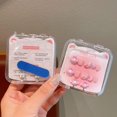 thumbnail image 4 of Saniro Cartoon Ear Clip Fake Nails for Kids - 10pcs, 6 Colors, Safe Materials, DIY Fun, 4 of 7