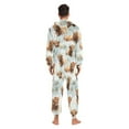 thumbnail image 7 of joogoo Highland Cattle Flower-w7 Unisex Adults Onesies Pajamas Jumpsuits L, 7 of 7
