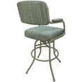 thumbnail image 2 of Swivel Tilt Counter Metal Bar Stool 26"-M-110-Watusi Aquatint (Blue)-Beige Frame, 2 of 3