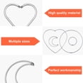 thumbnail image 3 of 20 Pieces Metal Dream Catcher Rings Circle Heart Moon Shaped Macrame Hoop Catcher Rings for DIY Crafts Wedding Wreath Wall Hanging Decor, 3 of 7