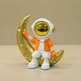 Astronaut Statues Spaceman Sculpture Polyresin Arts Gifts Silver