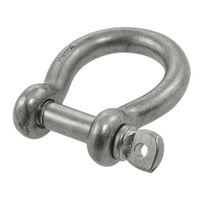 Unique Bargains 3/8' 304 Stainless Steel Clevis Bow Shackle with Screw Pin for Rigging 1 Pack