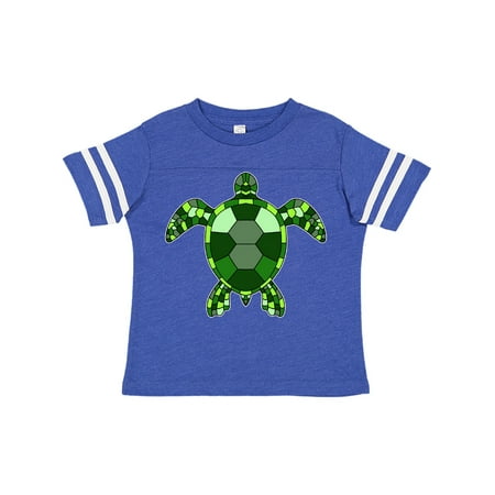 

Inktastic Mosaic Green Turtle Gift Toddler Boy or Toddler Girl T-Shirt