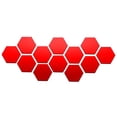 thumbnail image 1 of Pegatinas de pared de espejo acrílico hexagonal, decoración del hogar, pegatina de espejo extraíble DIY, calcomanía artística para el salón, adornos para el hogar, 6/12 Uds., 1 of 5