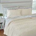 thumbnail image 2 of Laura Ashley 212692 Felicity Quilt Set, Ivory, King, 2 of 9