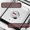 thumbnail image 3 of WINOMO Stainless Steel Paddle Handle Lock Door Latch Heavy Duty Flush Mount for Trailers and RVs, 3 of 8