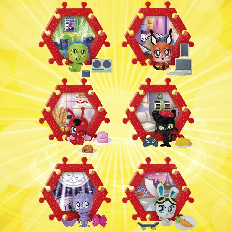 Bandai - Miraculous - Pack de 8 kwamis - Collection de Mini-figurines - P50532