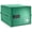 Medi Green, variant on One™ | Compact and Hygienic Lockable Storage Box for Food, Medicines, Tech and Home Safety | One Size 12 x 8 x 6.6 inches externally (Jet)