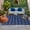 Navy Blue, variant on Navy Blue Stripe Outdoor Rug 4x6 Ft, Non Slip Washable Area Rug, Modern Abstract Vertical Stripes Beige Patio Rugs Carpet Runner, Large Floor Mat for Indoor/Outdoor Deck Porch Camping