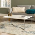 thumbnail image 2 of WE Furniture AZF42LUXWMC Coffee Table, Faux Marble, Chrome, 2 of 8
