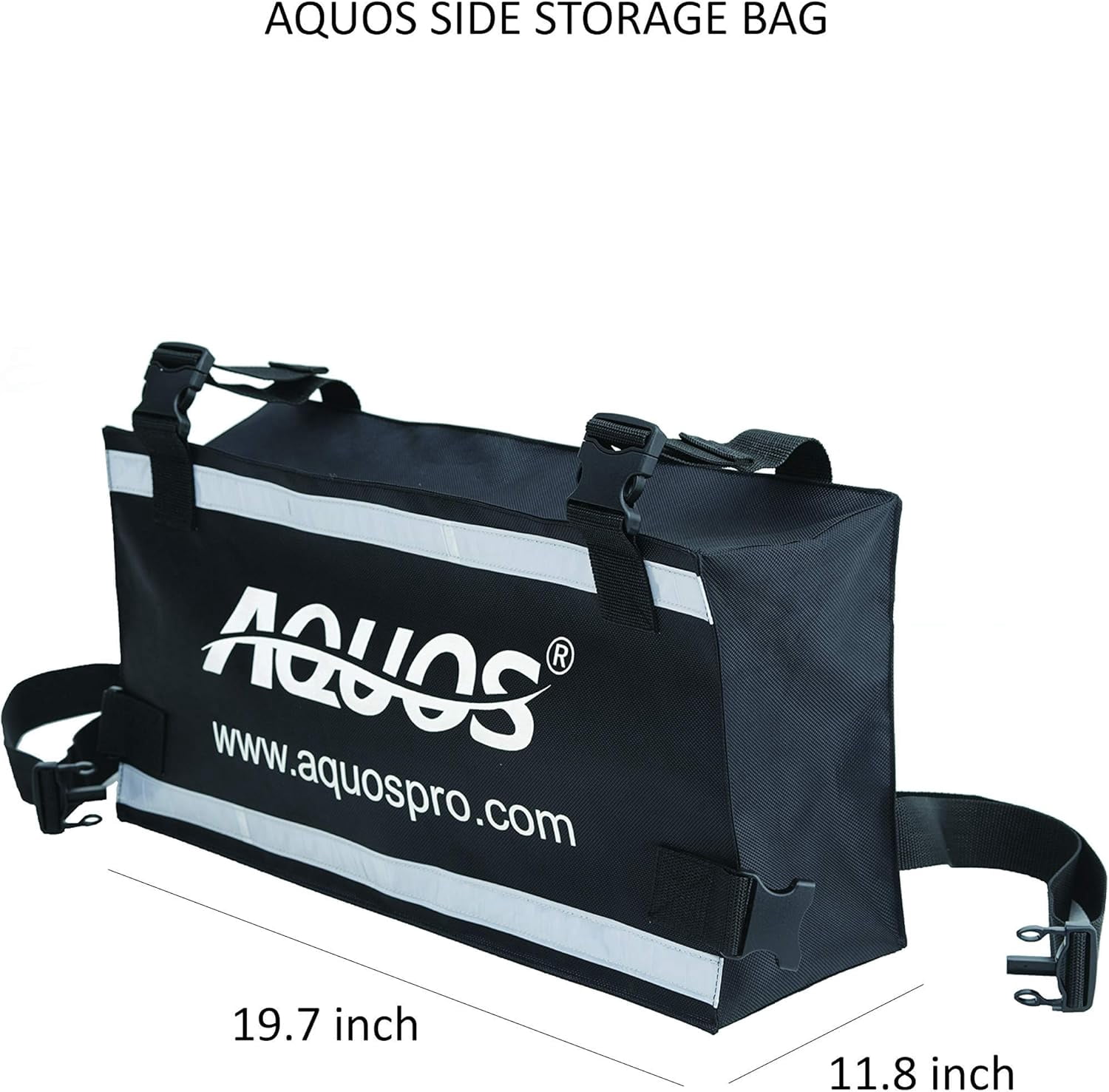 AQUOS 11.5ft Heavy-Duty for Two Series Inflatable Pontoon Boat with Stainless Steel Guard Bar and Folding Seat for Fishing, Aluminum Floor Board, Transport Canada Approved