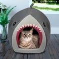 thumbnail image 2 of Vibrant Life Shark Pet Bed, Gray, 2 of 8