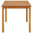 thumbnail image 2 of vidaXL Garden Table 140x80x74 cm Solid Acacia Wood, 2 of 5