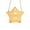 Yellow, variant on Star Shaped PVC Evening Clutch Purse Shoulder Crossbody Bag For Women Prom Event