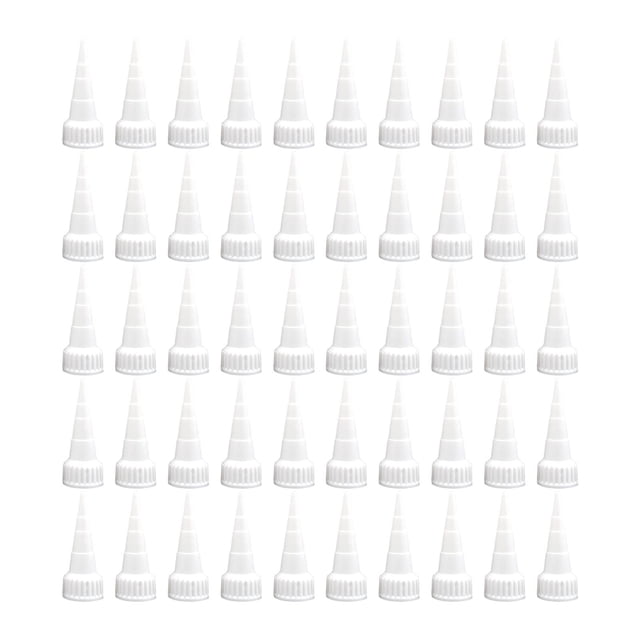 S SERENABLE 50 Pcs Embouts de Calfeutrage Outils de Finition Réutilisables Applicateurs pour Carrelage Longueur 4.8cm