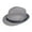 Gray, variant on AYYUFE Men Fedora Wide Brim Mesh Spring Summer Pure Color Low-profile Sunshade Hat for Outdoor