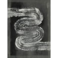 thumbnail image 2 of Goldberger, Jennifer 12x14 White Modern Wood Framed Museum Art Print Titled - Grey Linear Path I, 2 of 4