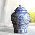 thumbnail image 3 of Chinese Ceramic Ginger Jar Asian Decor Traditional Multi Purpose Style D, 3 of 6