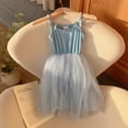 thumbnail image 6 of Beautyzll Toddler Baby Girls Sling Straps Tutu Dress Kids Summer Tulle Dresses Casual Beach Sundress 1-7T, 6 of 10