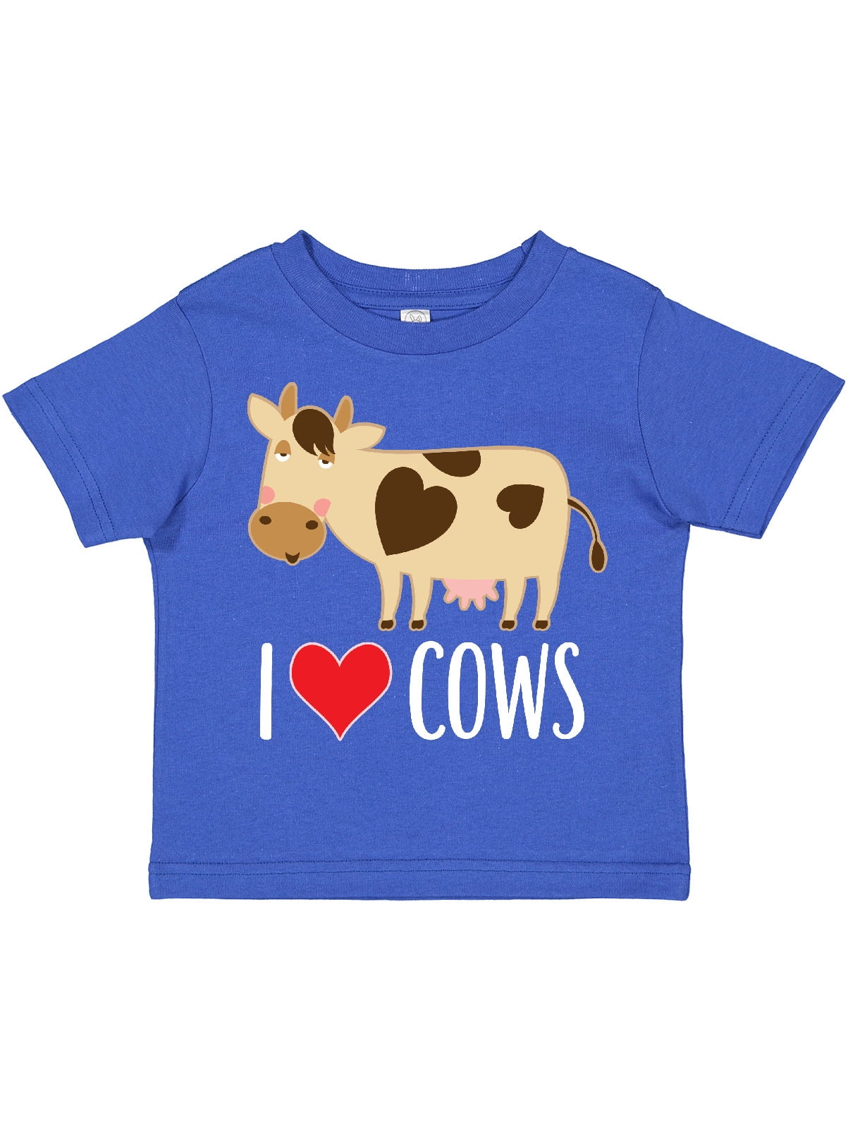 Just Like My Papa Im Going to Love Cows When I Grow Up Toddler/Kids Ruffle T-Shirt 