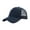 Navy, variant on Unisex Baseball Cap Solid Color Mesh Patchwork Premium Polyester Skin Friendly Ponytail Cutout Adjustable Daily Sun Hat For Men Women
