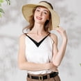 thumbnail image 5 of AURORA TRADE Foldable Straw Sun Visors for Women, Sun Protecetion Wide Brim Sun Hats Adjustable Roll Up Beach Hat, 5 of 7