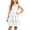 White, variant on Busydd Girls Dresses 5-14 Years Fashion Tiered Flowy Cami Dress for Teen Girl Casual Solid Color Sleeveless Knee-Length Summer Dresses 5 Years