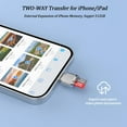 thumbnail image 3 of [Apple MFi Certified] Micro SD Card Reader for iPhone,Lightning to Micro SD/TF Card Reader Viewer Micro SD Card Adapter for iPhone 14/13/12/11/XS/XR/X/8/7/iPad,Support iOS 16 and exFAT & FAT32, 3 of 6