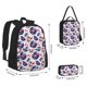 thumbnail image 2 of Balery record rock music Skull Mochila escolar 3 en 1 para niños: mochila resistente con lonchera térmica y estuche para lápices. Mochila escolar para niños y niñas., 2 of 7