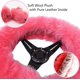 thumbnail image 3 of Pink 3pcs Universal Car Steering Wheel Cover, Winter Steering Wheel Cover 37-39cm, 3 of 5