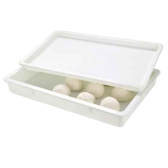 Eco Pie White Plastic Lid - Fits Pizza Dough Proofing Box - 1 count box