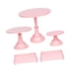 thumbnail image 3 of Soportes para pasteles, soporte para cupcakes, soporte decorativo para pasteles, soporte de exhibición de pasteles de metal para Rosa, 3 of 9