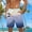 Light Blue, variant on Dovford Men's Swim Trunks Hawaiian Bathing Mesh Lining Suit Swimsuits Beach Shorts with Pockets 2025