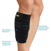 Calf Brace, Calf Compression Sleeve Increases Circulation, Reduces Muscle Swelling, Calf Compression Brace Shin Splint Sleeve Support Lower Leg Wrap Muscle Fits Leg Injury Strain Tear for Men Women