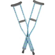 My Crutches-Fashion Designed Colored Crutches for Teens, Adults w Adjustable Handgrip & Length (Heights 52 - 510) - Lightweight, Durable Aluminum w Underarm Padding for Extra Comfort (Dog Paws)