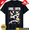 Black, variant on Snow White & The Seven Dwarfs Dopey I'm With Grumpy t shirt, NEW INSTOCK-TH78536