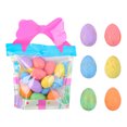 thumbnail image 2 of Dserhfy 18 Pcs Foam Easter Eggs DIY Fake Colored Eggs Easter Basket Fillers Spotted Faux Eggs for Easter Egg Hunt Wreaths Decor, 2 of 8